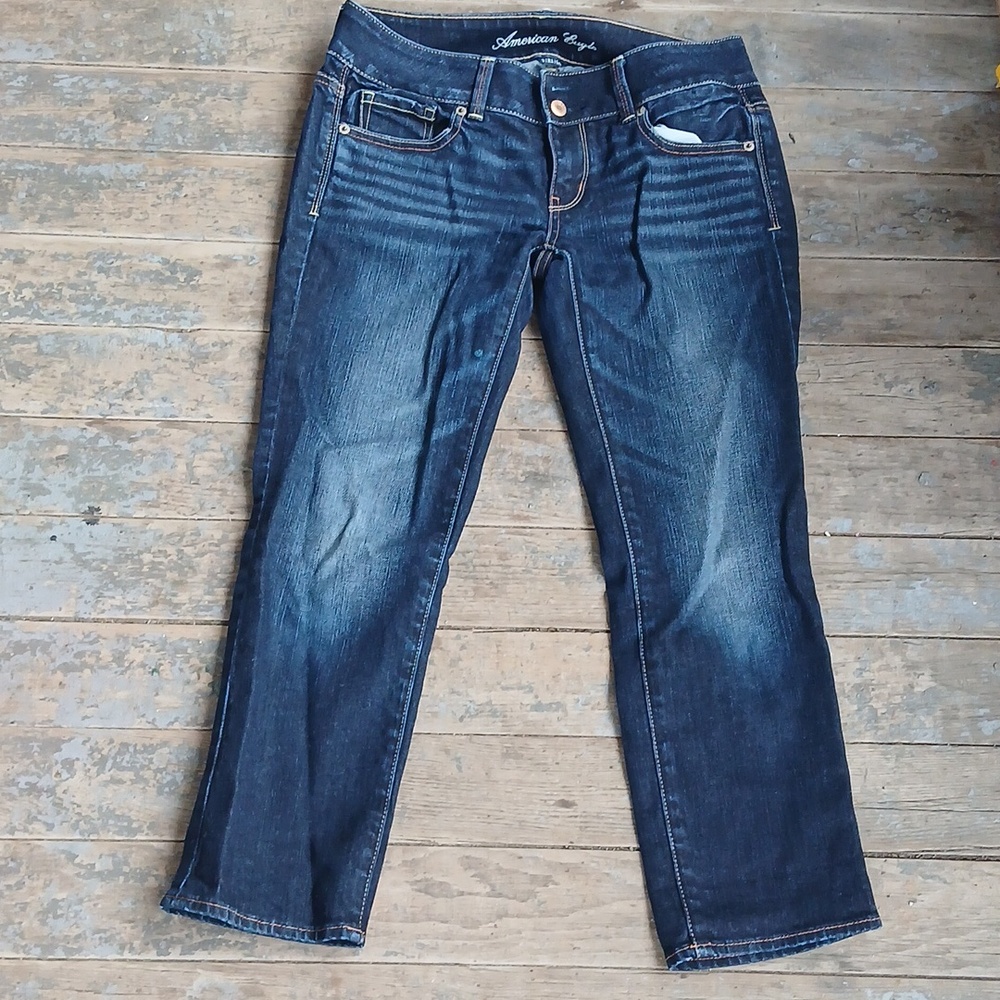 GUC AEO Arrist stretch jeans distressed size 4